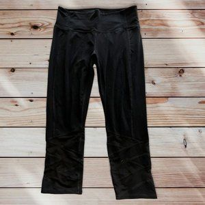 Black Athleta Crops Size Large